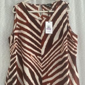 DKNY sleeveless blouse XXL